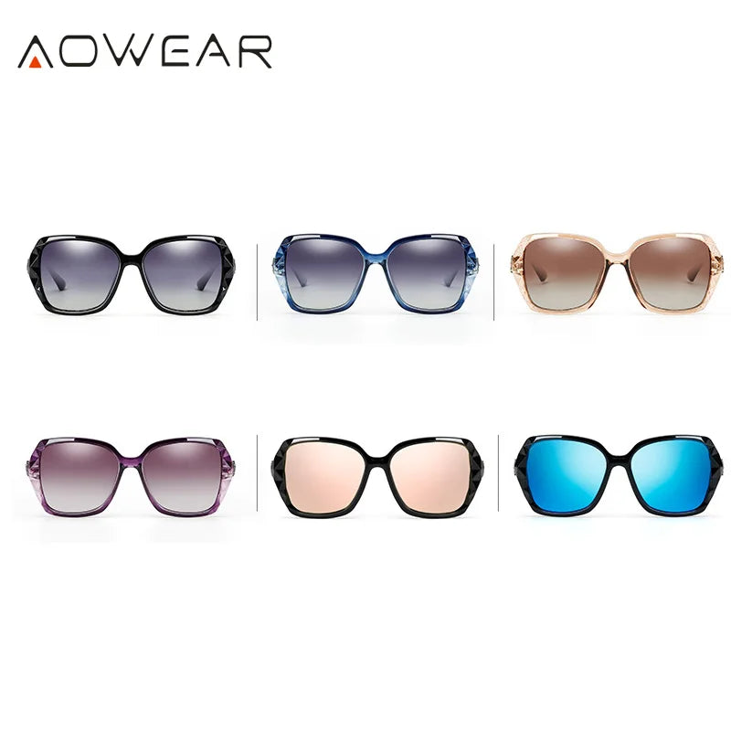 Vintage Polarized Women's Luxury Oversized Sunglasses