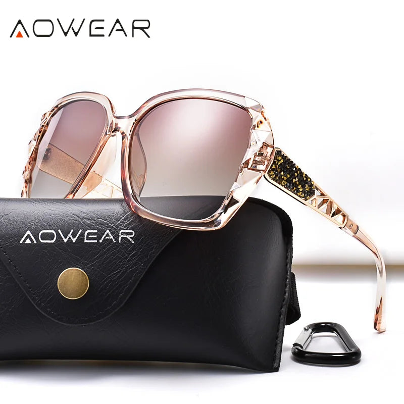 Vintage Polarized Women's Luxury Oversized Sunglasses