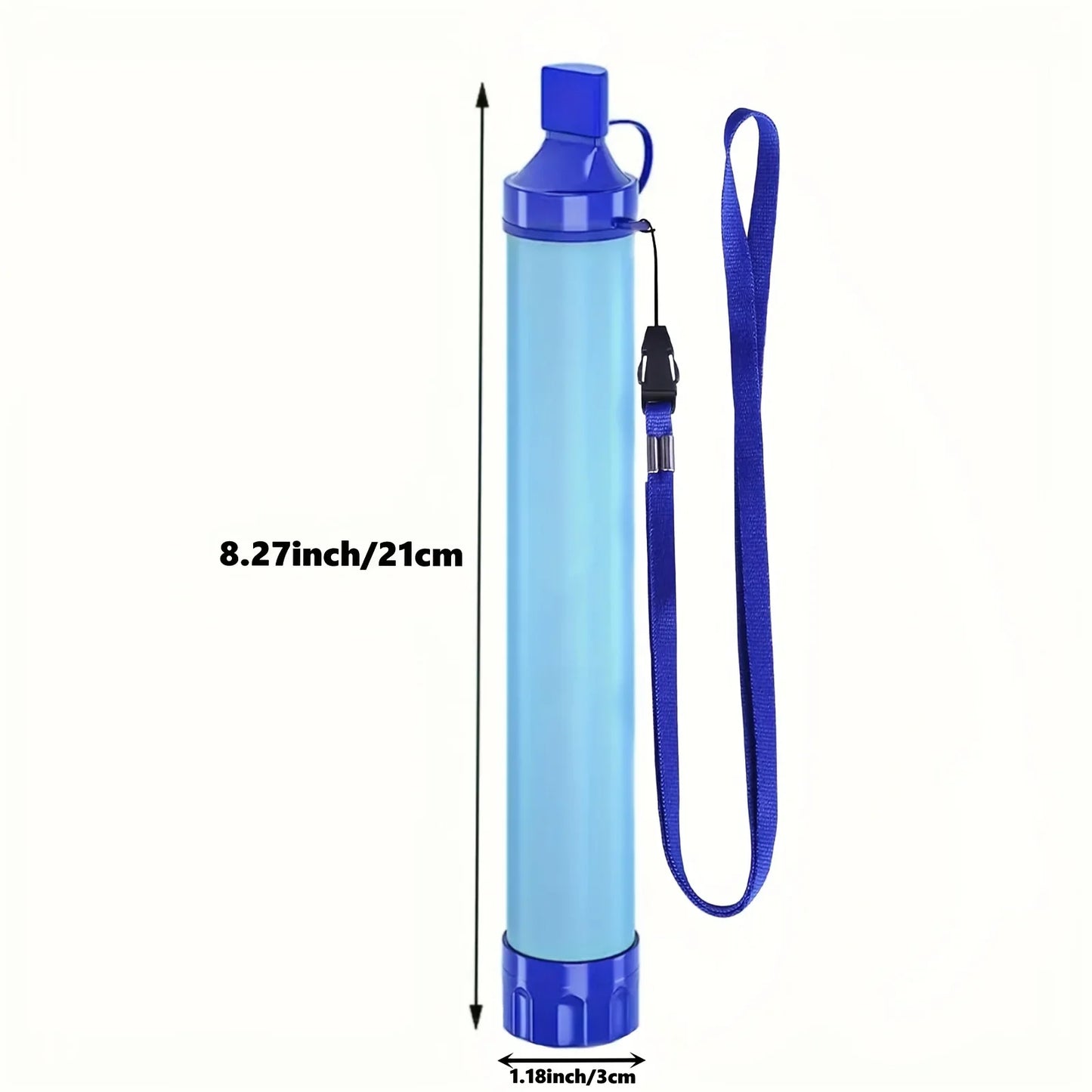 10000ガロン 屋外用パーソナル浄水器 超軽量 0.01ミクロン 4段階フィルターシステム ポータブル浄水器 サバイバルストロー
